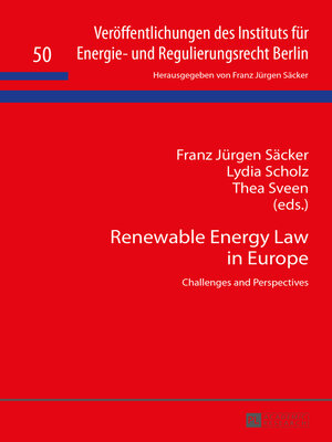 cover image of Renewable Energy Law in Europe